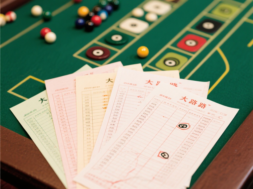 深入解析掌握百家乐路单纸的全攻略 例如,大路记录的是每一局游戏的胜负状态,珠盘路通常