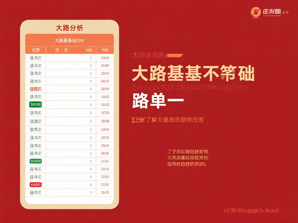 大路分析：大路是最基础的路单之一，记录了庄闲的胜负