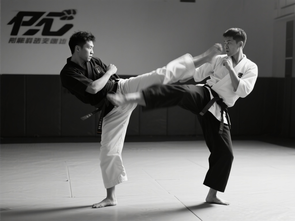 扫腿与侧滑
扫腿动作旨在大面积削弱对手站姿平衡，