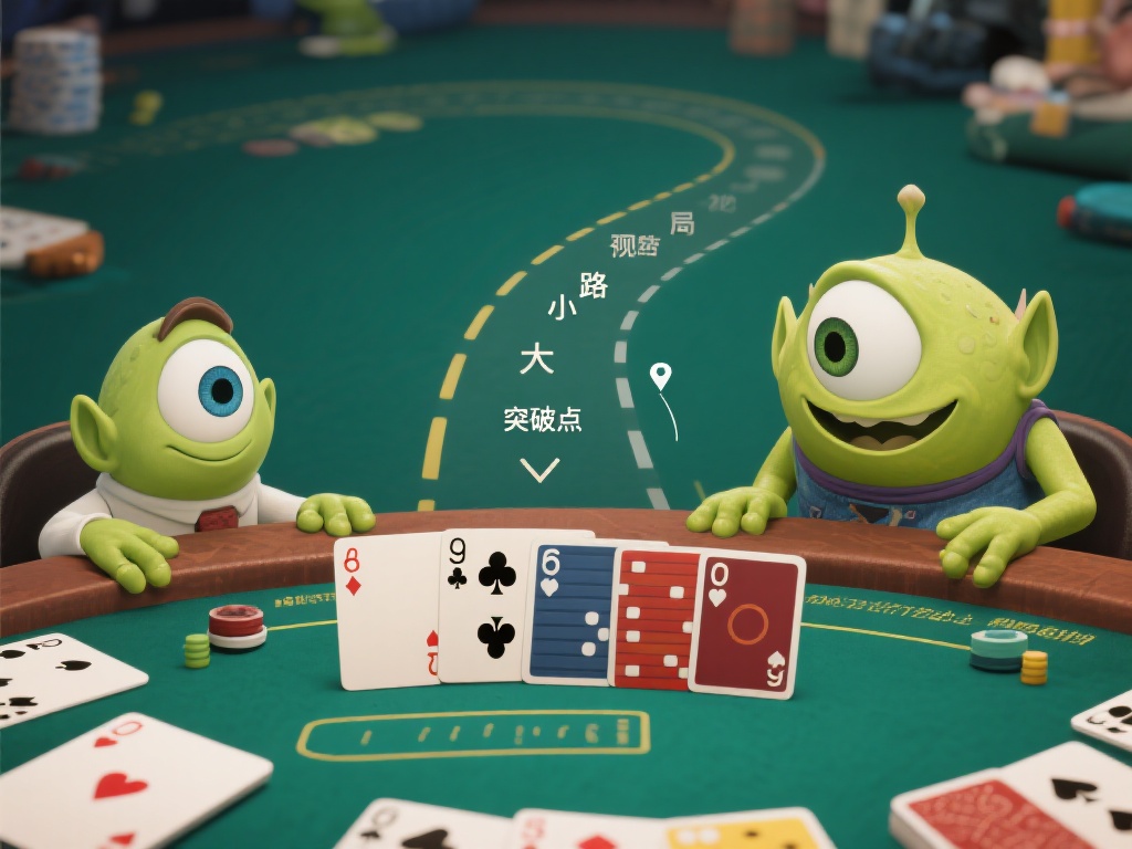 巧用路图技巧:突破传统百家乐玩法提升胜率秘诀 小路和大眼仔通常用来观察局势的“突破点”。当“大路