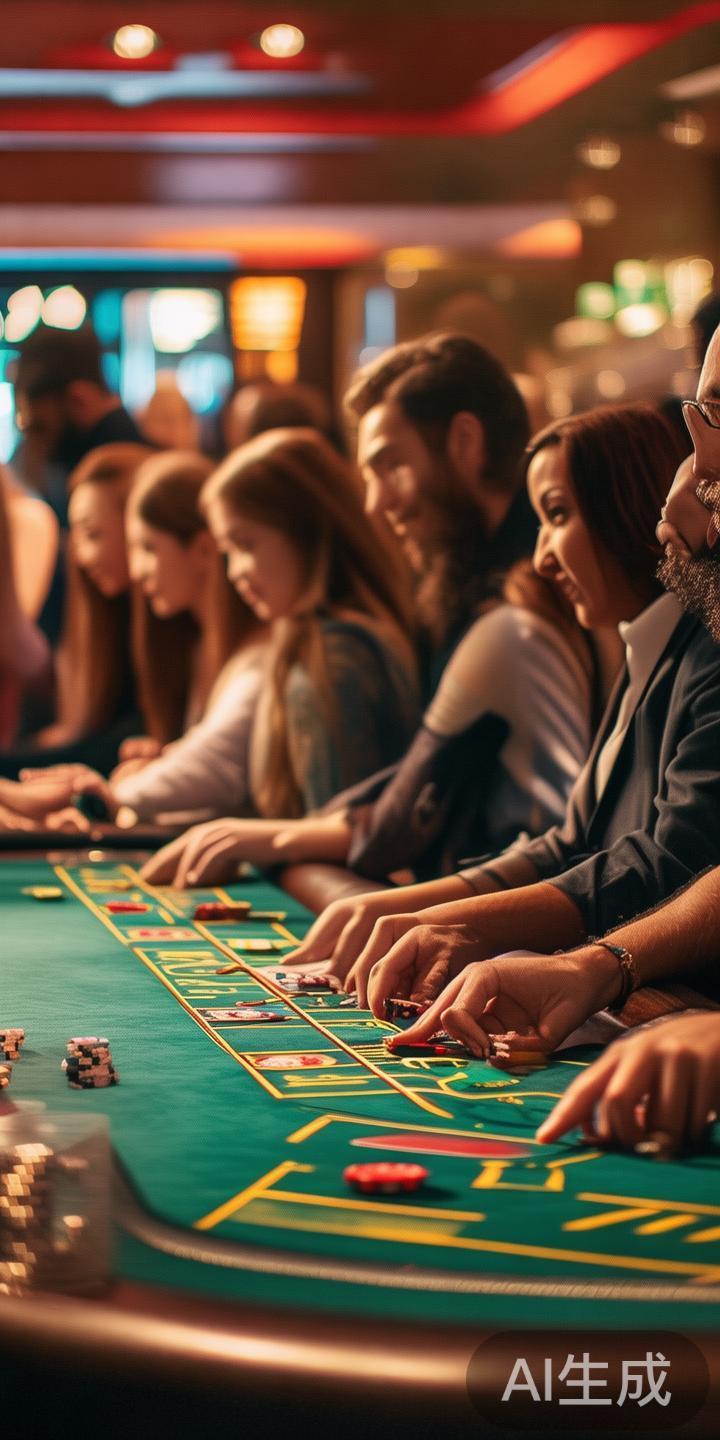 在赌场游戏中，百家乐以其简便的规则、低门槛和高趣味